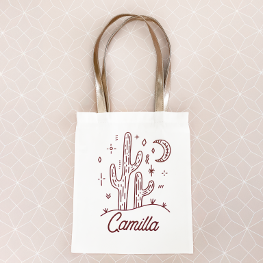 Desert Cactus Tote Bag